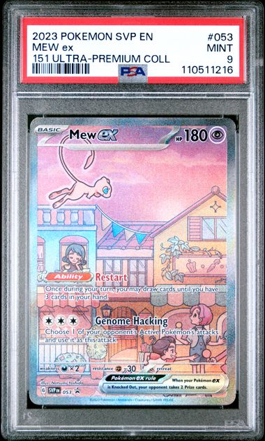 Mew EX #053 PSA 9