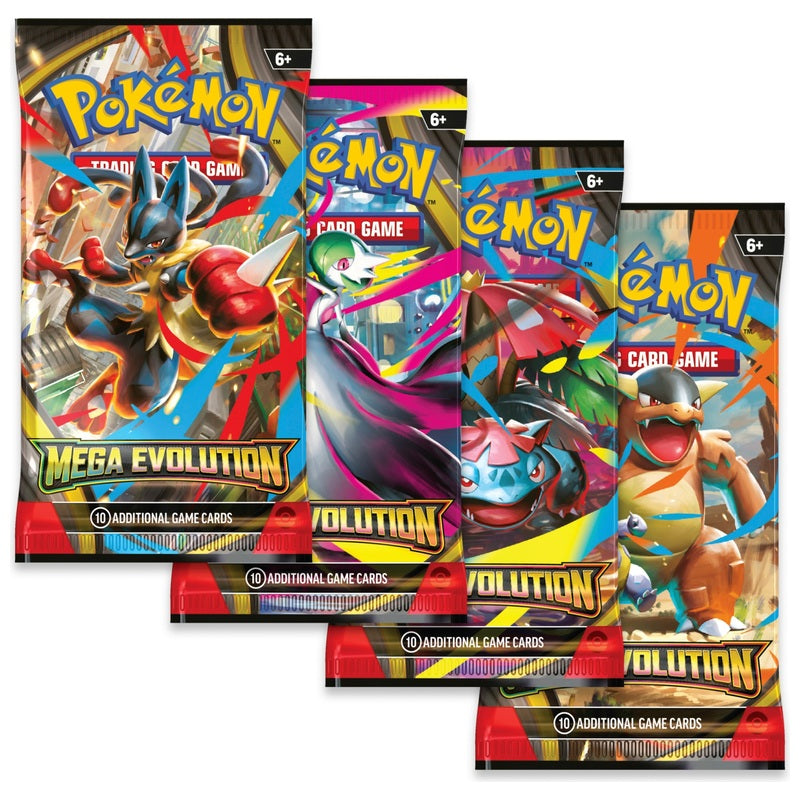 4x Mega Evolution Booster pack bundle