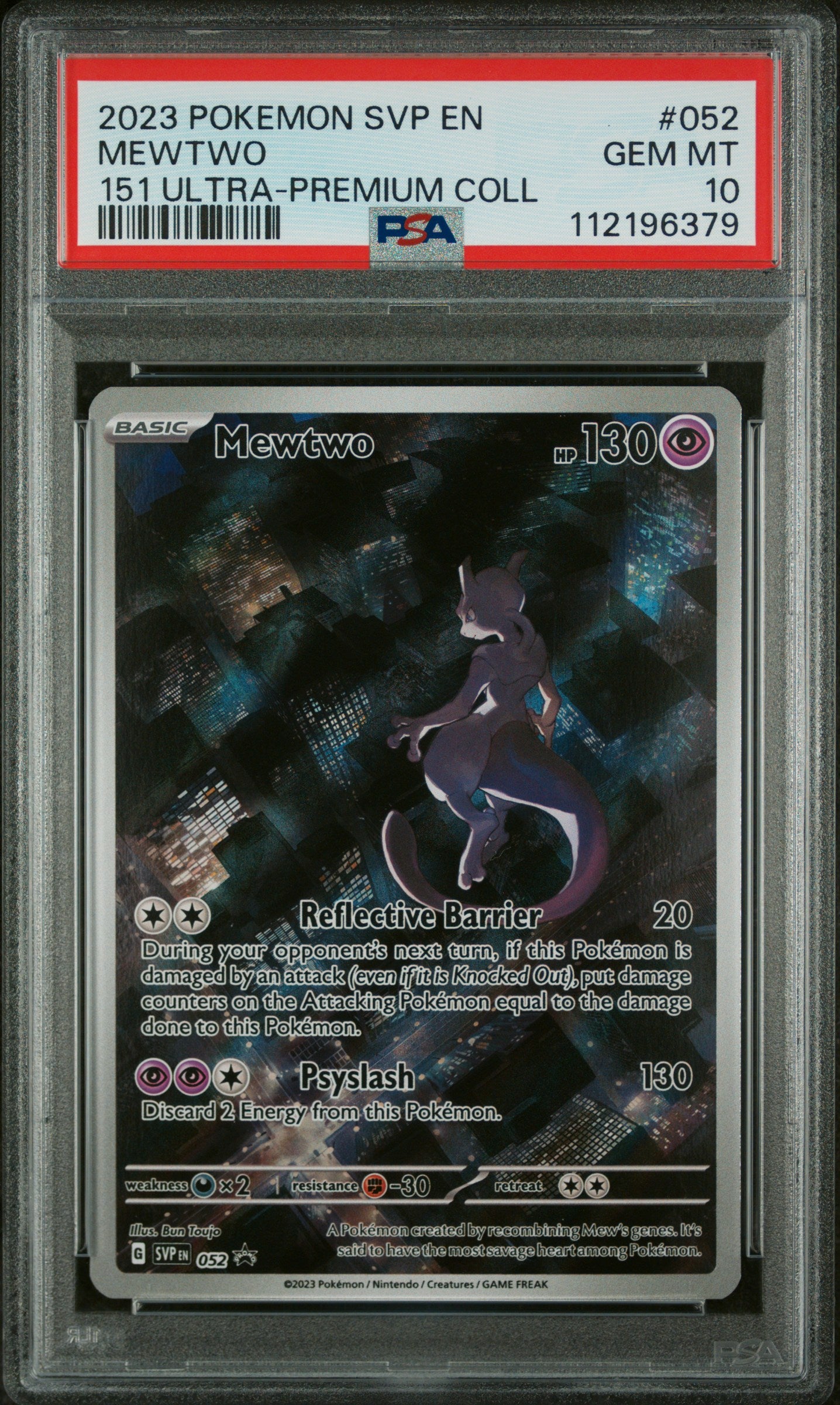 Mewtwo #52 Promo PSA 10