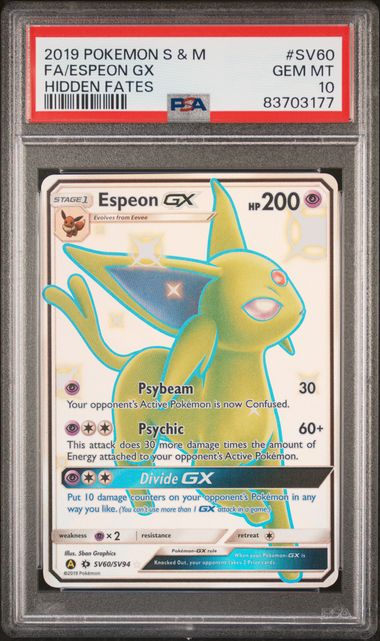 FA/ Espeon GX #SV60 PSA 10